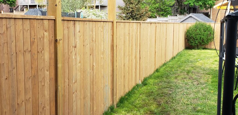 Wooden Fence Installation