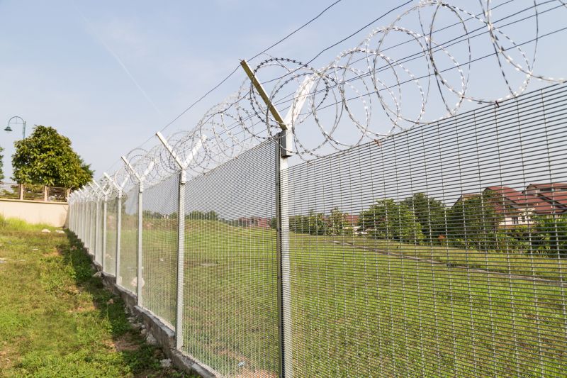 Commercial Metal Fence Service detail