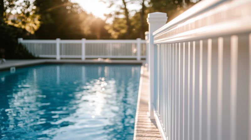 Pool Safety Fence Installation detail