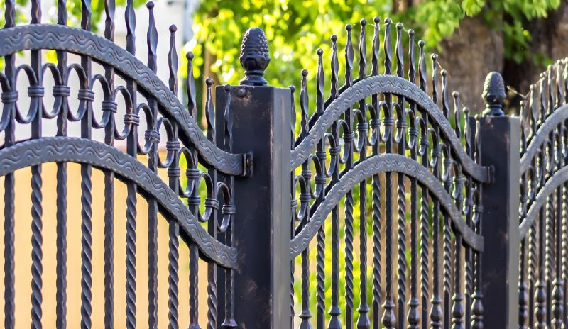 Wrought Iron Gate Installation detail